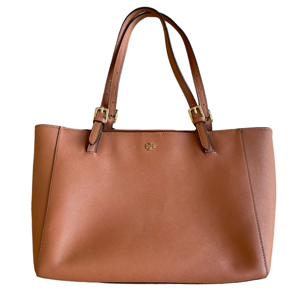 Tory Burch York Buckle Tote Brown